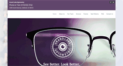 Desktop Screenshot of grandlakeoptometry.com